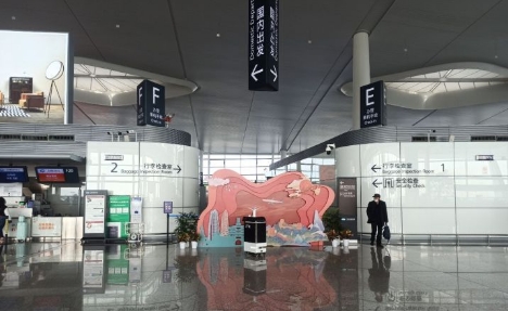 IT-Robotics appeared in Ningbo airport to help epidemic prevention